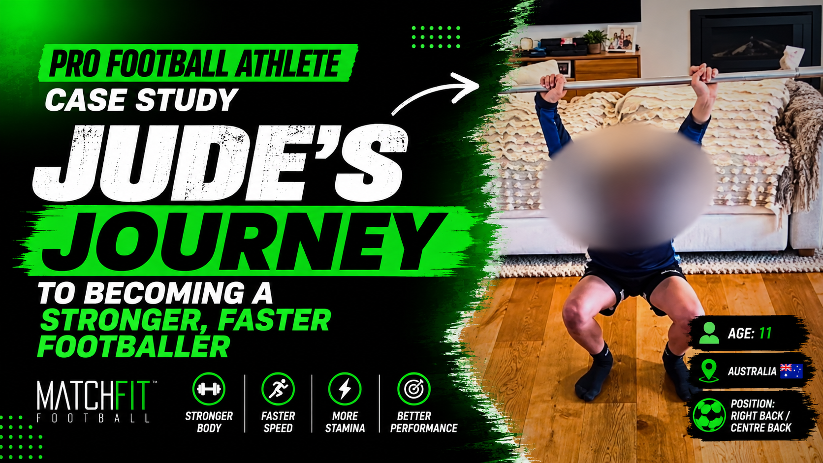Player Case Study: Jude's Journey to Improved Strength, Agility, and Confidence