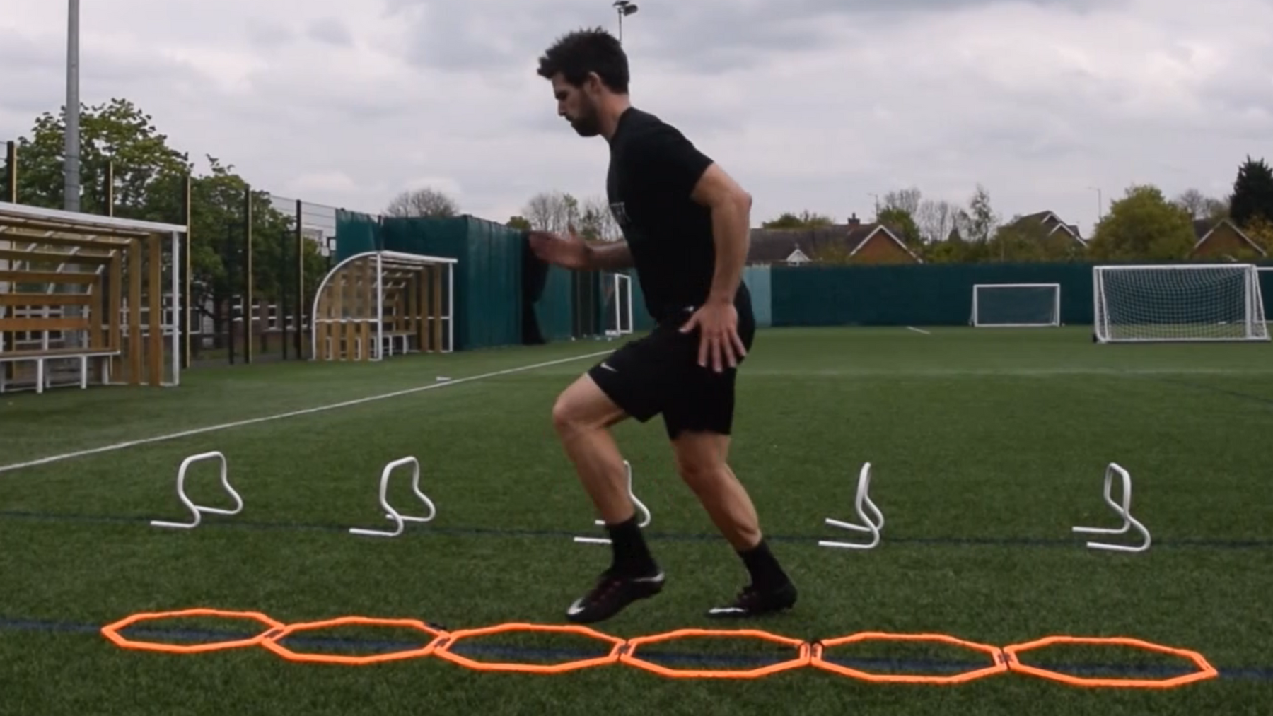 Optimal Ladder & Hurdle Technique For Footballers