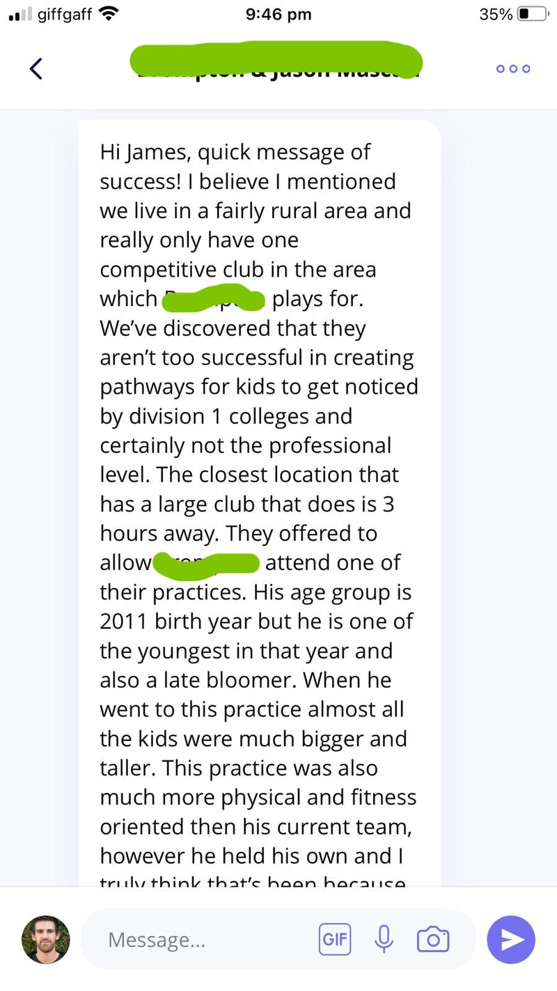 The Elite Football Athlete Programme: Core Package