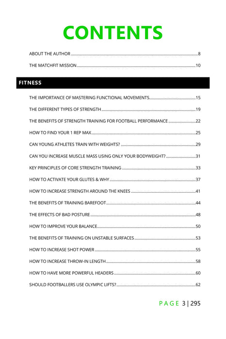 The Football Fitness Bible (eBook Version)