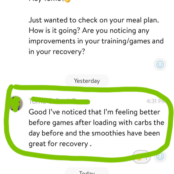 Custom Meal Plan