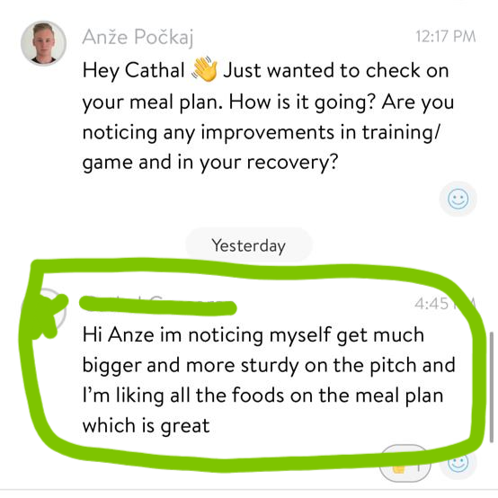 Custom Meal Plan